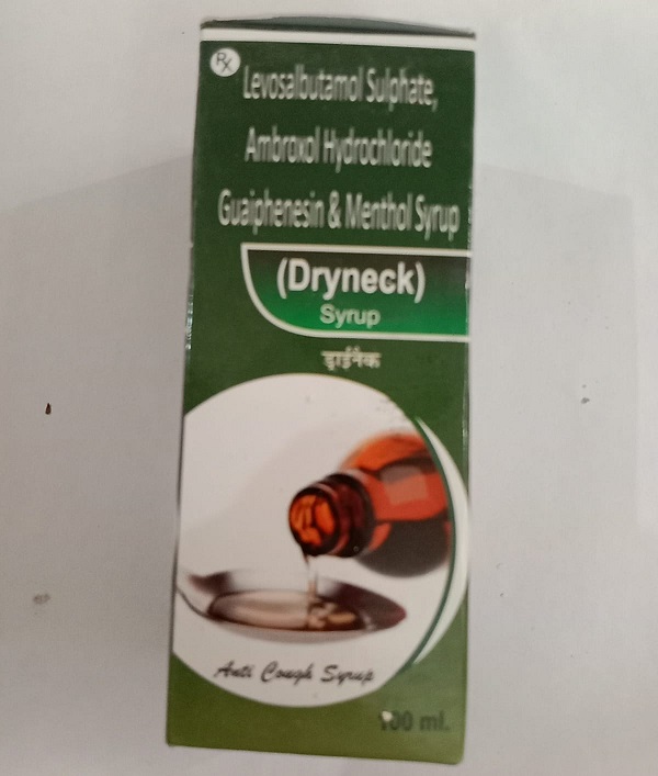 Levosalbutamol sulphate ambroxol hydrochloride and guaiphenesin syrup DRYNECK SYRUP 